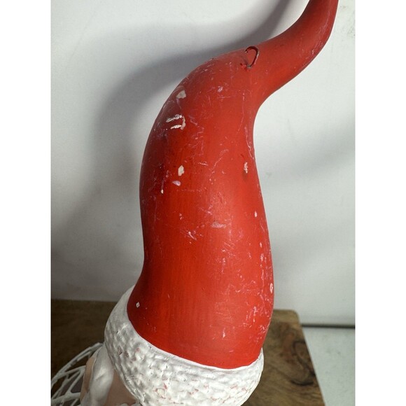 4 Dept 56 Santa Claus Face Round Wire Mesh Cage Christmas Tree Ornaments Rare - Picture 6 of 12